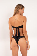 Load image into Gallery viewer, Model Back: Rio De Sol Bottom Bottom Shimmer-Black Nara