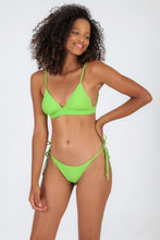 Load image into Gallery viewer, Model Front: Rio De Sol Set Set Lemon Tri-Cos Ibiza