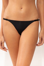 Load image into Gallery viewer, Gallery: Rio De Sol Bottom Bottom Shimmer-Black Cheeky-Noa