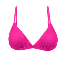 Load image into Gallery viewer, Product Front: Rio De Sol Top Top Cotele-Amaranto Tri-Fixo