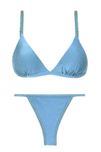 Load image into Gallery viewer, Product Front: Rio De Sol Set Set Shimmer-Baltic-Sea Tri-Fixo California