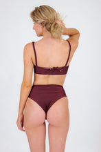 Load image into Gallery viewer, Model Back: Rio De Sol Bottom Bottom Barolo Hotpants