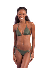 Load image into Gallery viewer, Model Front: Rio De Sol Set Set Croco Tri-Inv Cheeky-Tie