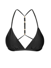 Load image into Gallery viewer, Product Front: Rio De Sol Top Top Shimmer-Black Tri-Fixo-Noa