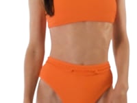 Load and play video in Gallery viewer, Video: Rio De Sol Set Set St-Tpz-Tangerina Reto Hotpant-High