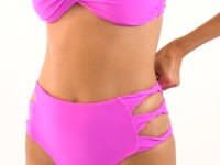 Load and play video in Gallery viewer, Video: Rio De Sol Bottom Bottom Vita-Pink High-Waist-Spin