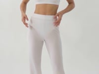 Load and play video in Gallery viewer, Video: Rio De Sol Beach Trousers Memphis-White Pants Lana