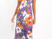 Load and play video in Gallery viewer, Video: Rio De Sol Maxi Dresses Garden-Flower Saida Yara