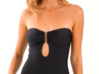 Load and play video in Gallery viewer, Video: Rio De Sol One-Piece Shimmer-Black Sara-Op