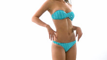 Load and play video in Gallery viewer, Video: Rio De Sol Bottom Calcinha Ondas Azul