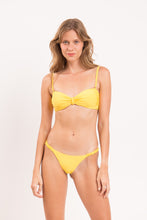 Load image into Gallery viewer, Model Front: Rio De Sol Bottom Bottom Amarelo Cheeky-Crispy