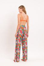 Load image into Gallery viewer, Model Back: Rio De Sol Beach Trousers Jungle Wide Pants