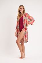 Load image into Gallery viewer, Image 02: Rio De Sol Shirtdress Sea-Bloom Chemise Gabriele