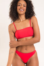 Load image into Gallery viewer, Image 09: Rio De Sol Top Top Rouge Bandeau-Reto