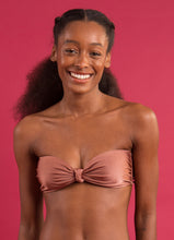 Load image into Gallery viewer, Image 08: Rio De Sol Top Top Shimmer-Copper Bandeau-Joy