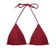 Load image into Gallery viewer, Product Front: Rio De Sol Top Top Shimmer-Divino Tri-Rope