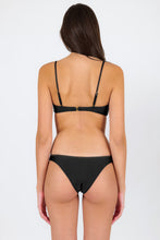 Load image into Gallery viewer, Model Back: Rio De Sol Bottom Bottom Shimmer-Black Essential
