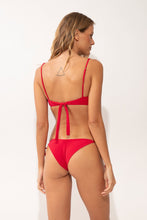 Load image into Gallery viewer, Model Back: Rio De Sol Bottom Bottom Malibu-Malagueta Cheeky-Tie
