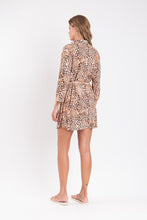 Load image into Gallery viewer, Image 08: Rio De Sol Shirtdress Leopard Chemise
