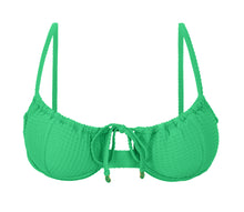 Load image into Gallery viewer, Product Front: Rio De Sol Top Top Dots-Tambourine Balconet-Tie
