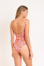 Load image into Gallery viewer, Model Back: Rio De Sol One-Piece Sweet-Camo Hype
