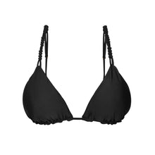 Load image into Gallery viewer, Product Front: Rio De Sol Top Top Touch-Black Selena
