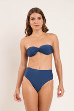 Load image into Gallery viewer, Model Front: Rio De Sol Bottom Bottom Navy Hotpants
