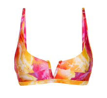 Load image into Gallery viewer, Product Front: Rio De Sol Top Top Tiedye-Red Bra-V
