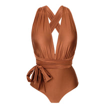 Load image into Gallery viewer, Product Back: Rio De Sol One-Piece Nocciola Marina
