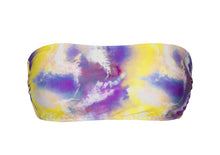Load image into Gallery viewer, Product Front: Rio De Sol Top Top Tiedye-Purple Bandeau-Reto
