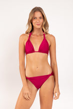 Load image into Gallery viewer, Model Front: Rio De Sol Bottom Bottom Shimmer-Desejo Mel
