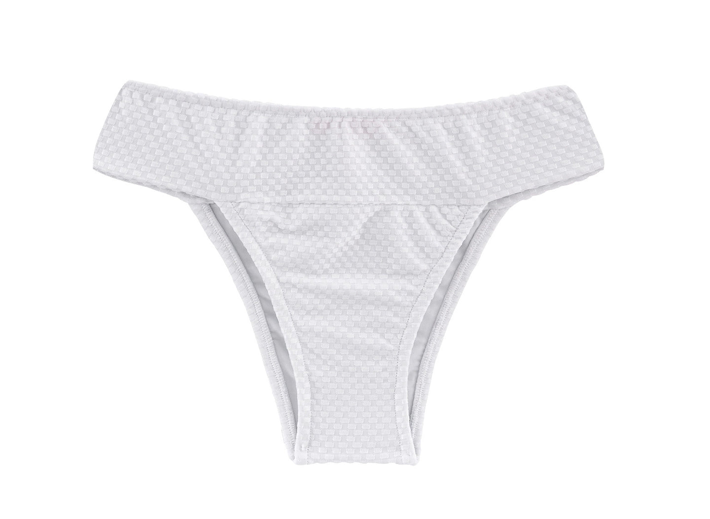 Product Front: Rio De Sol Bottom Bottom Cloque Branco Tri Cos