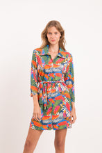Load image into Gallery viewer, Model Front: Rio De Sol Beach Dresses Jungle Chemise
