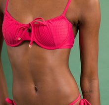 Load image into Gallery viewer, Image 09: Rio De Sol Top Top Dots-Virtual-Pink Balconet-Tie
