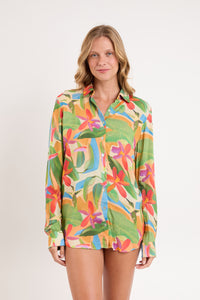 Image 06: Rio De Sol Beach Top Tropical Shirt Greta