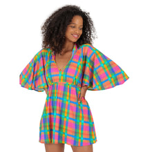 Load image into Gallery viewer, Gallery: Rio De Sol Mini Dress Tulip-Garden Mini Dress
